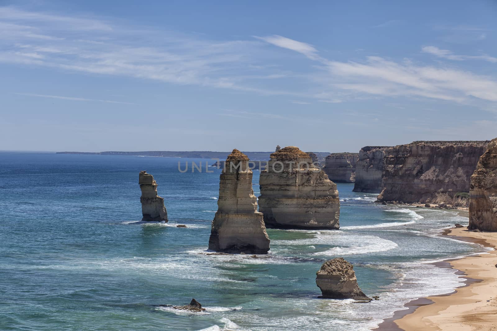 Panorama with the Two Apostles on the Great Ocean Road