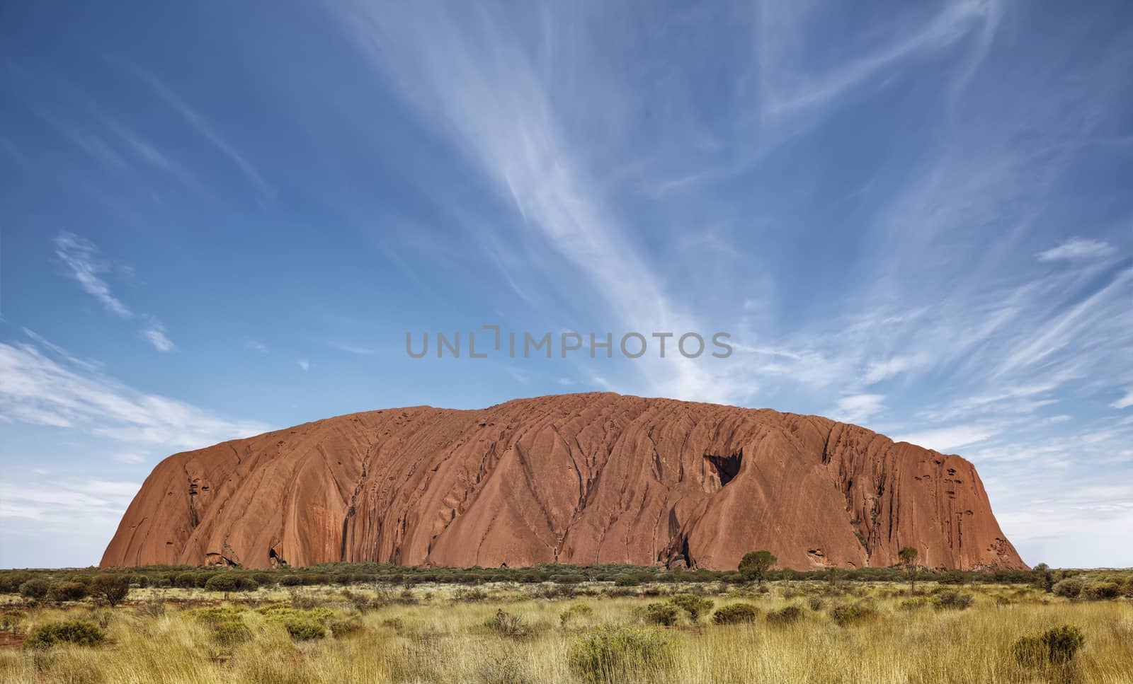 Uluru. formerly Ayer's Rock. Is a large sandstone rock formation located in Uluru-Kata Tjuta National Park, Northern Territory, Australia