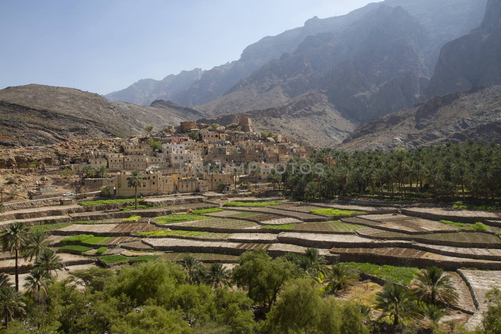 The village Bilad Sayt, sultanate Oman by Tjeerdkruse