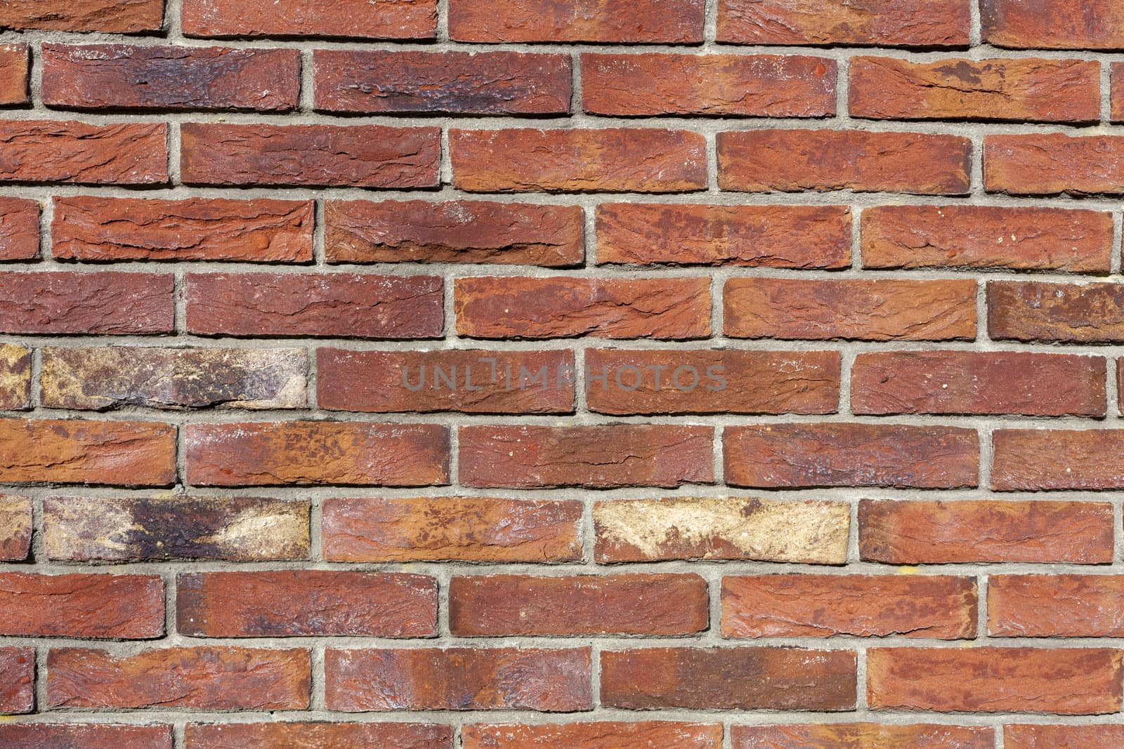 old red brick wall texture background - Image