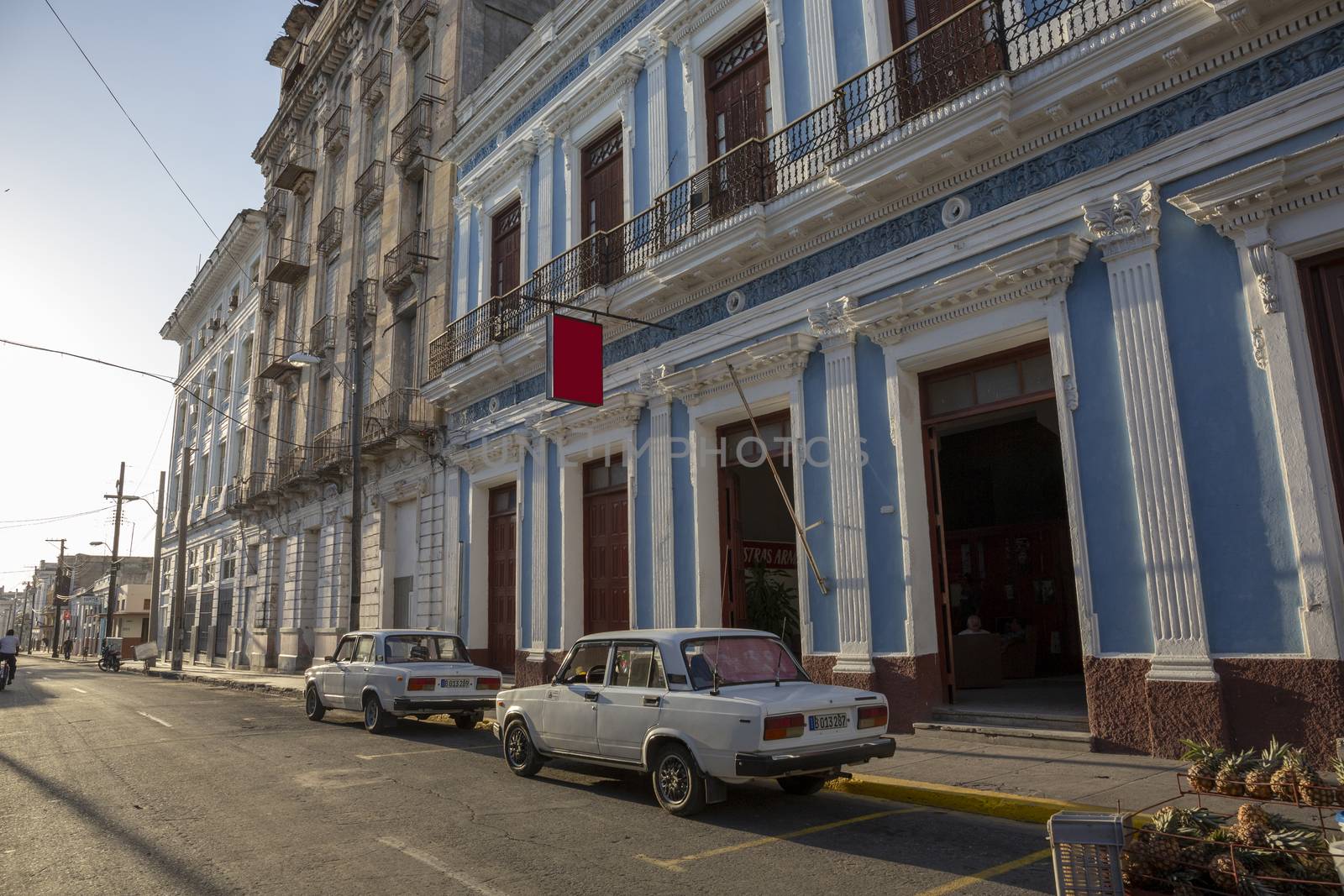 Havana, Cuba. A side road right next to the very famous Capitolio