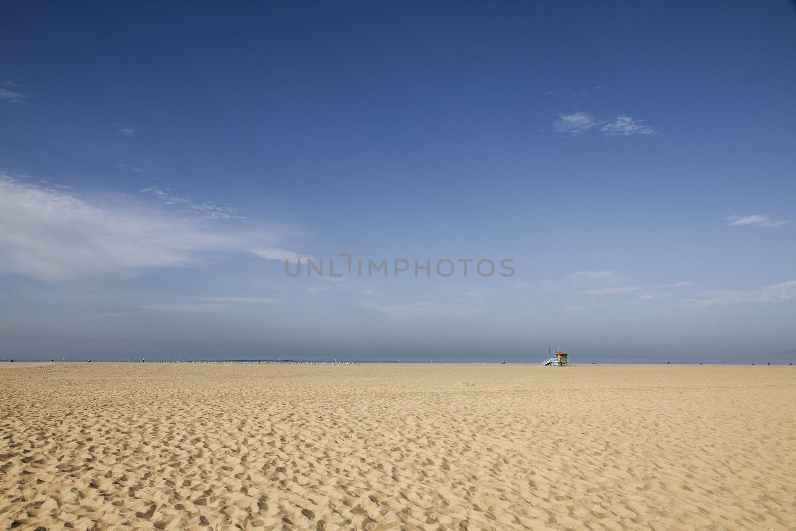 Open lifeguard station, Venice Beach, Santa Monica los angeles, USA