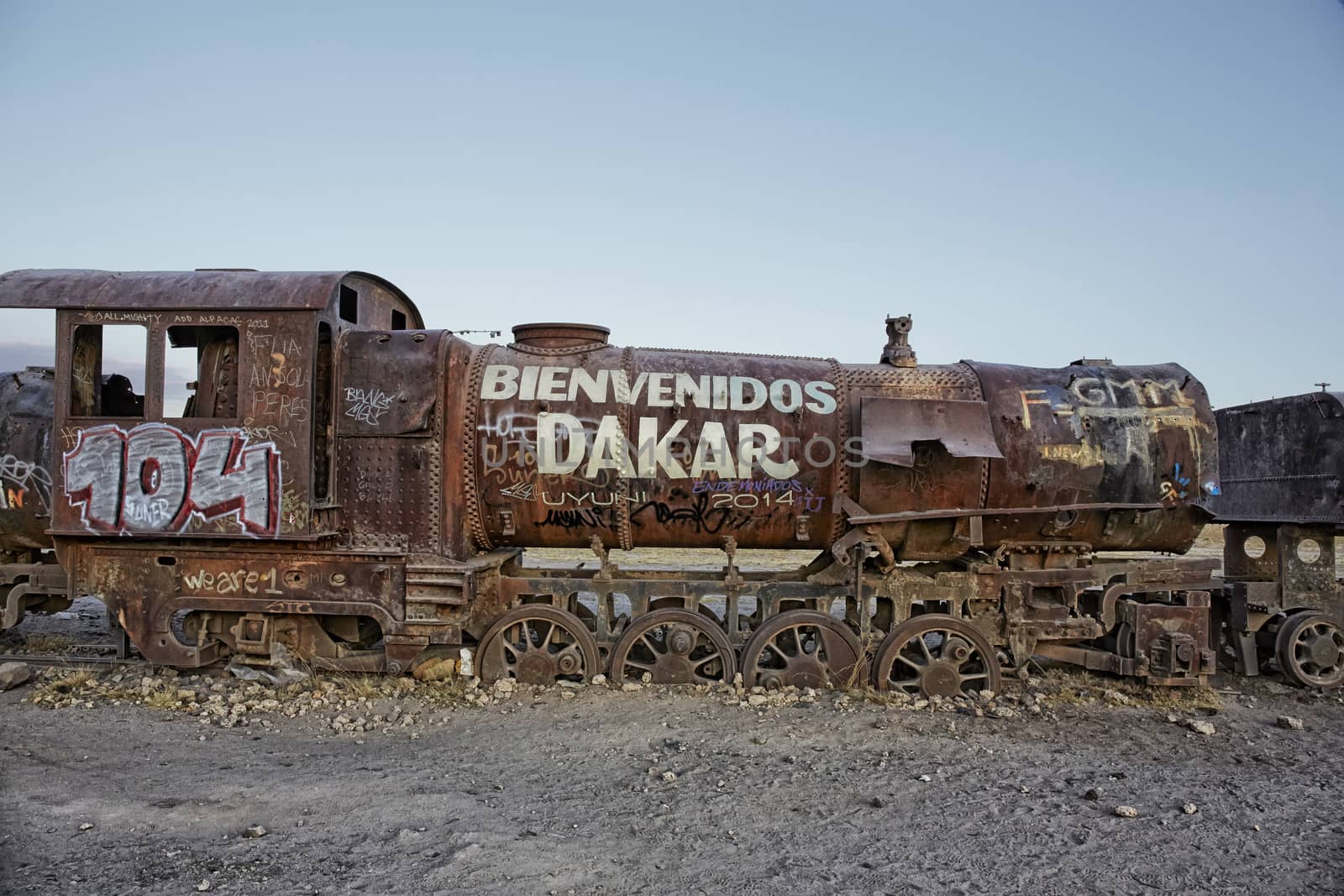 Cementerio de los Trenes, Uyuni, Bolivia