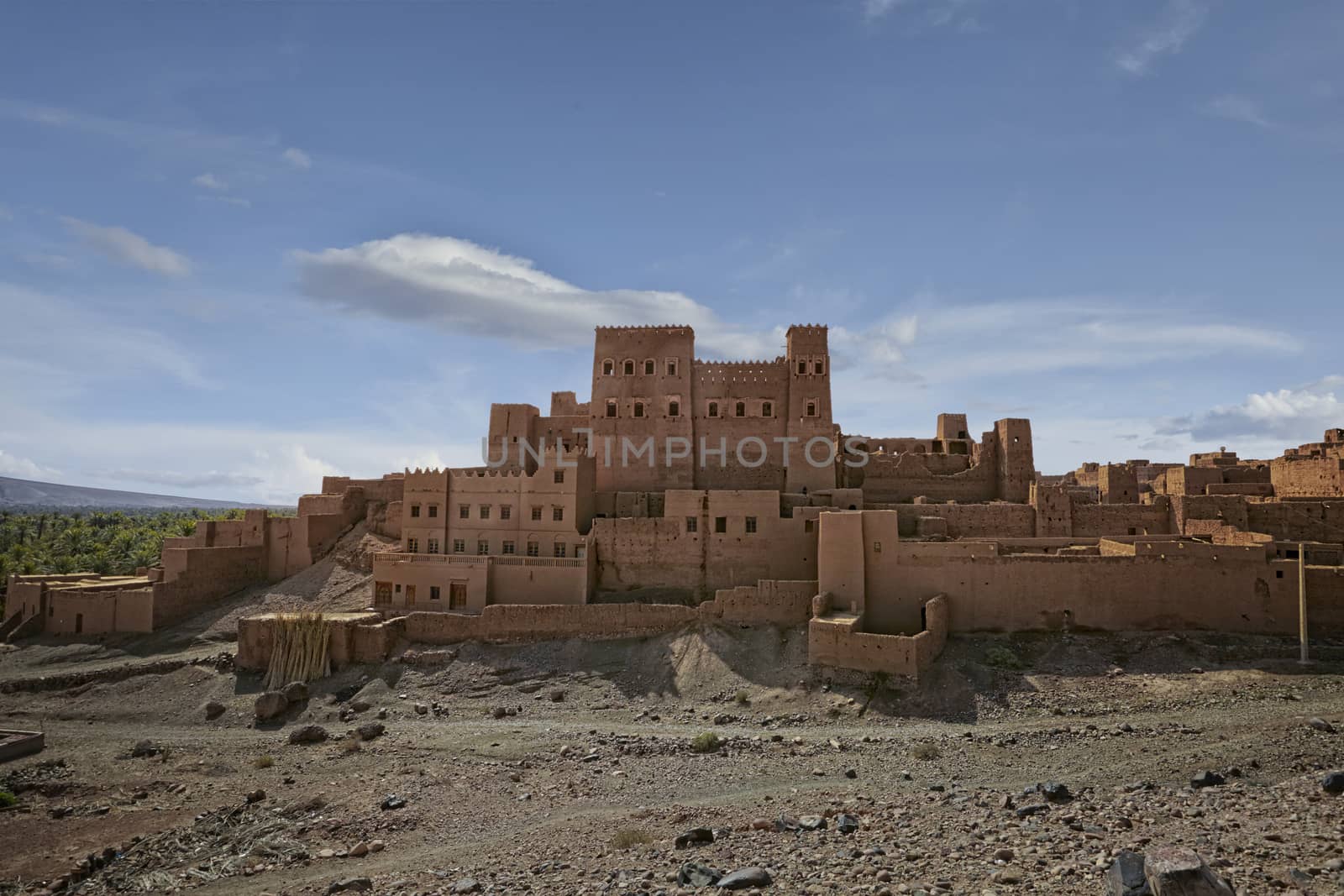 Kasbah Oulad Othmane at N9 between Agdz and Zagora, Morocco by Tjeerdkruse