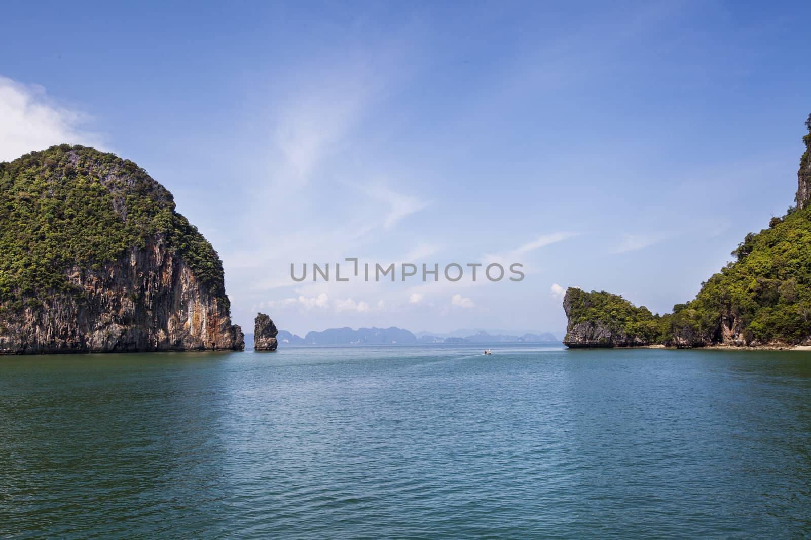 Beautiful tropical Thailand island panoramic with beach for holi by Tjeerdkruse