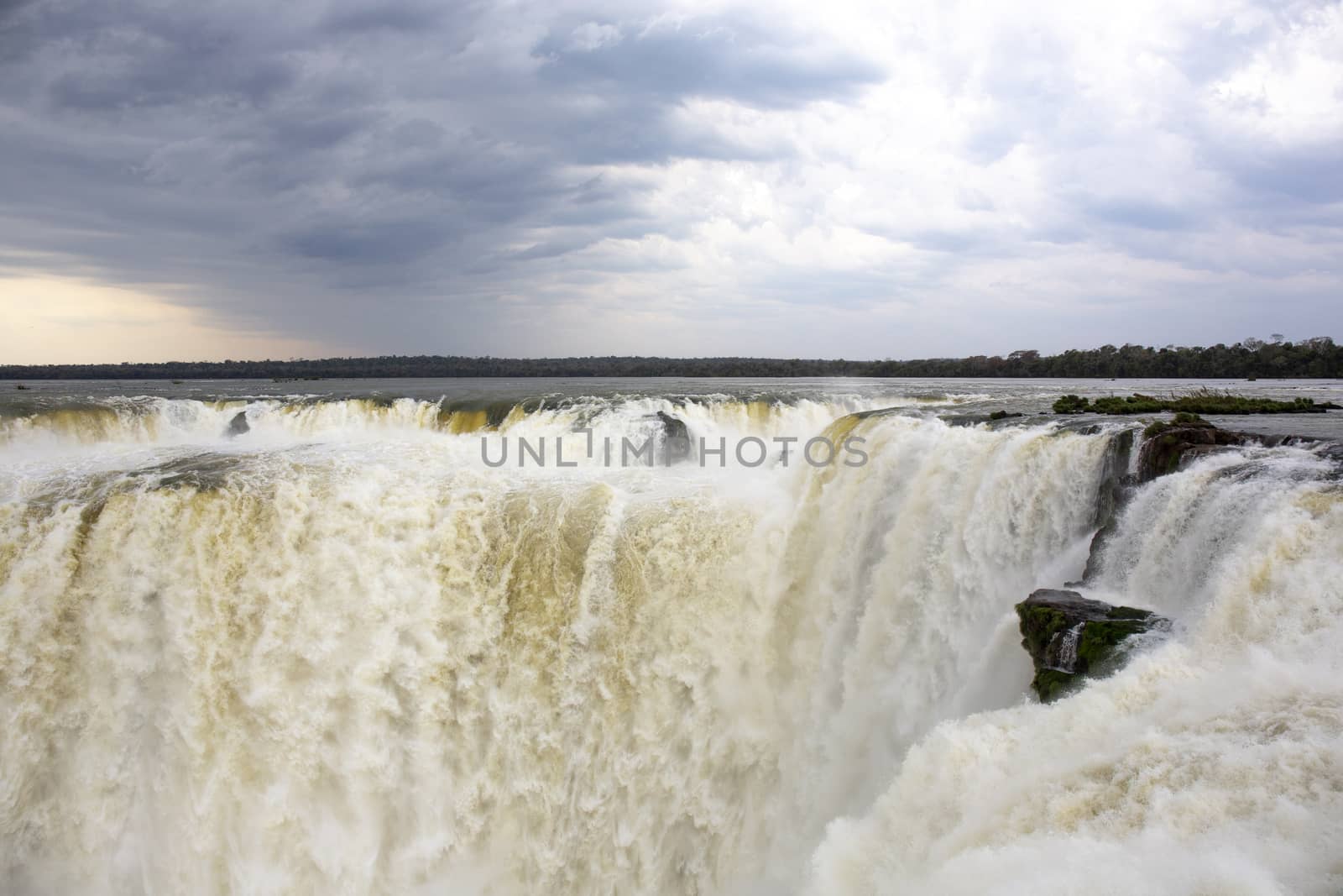 Devil's Throat at Iguazu Falls, one of the world's great natural by Tjeerdkruse