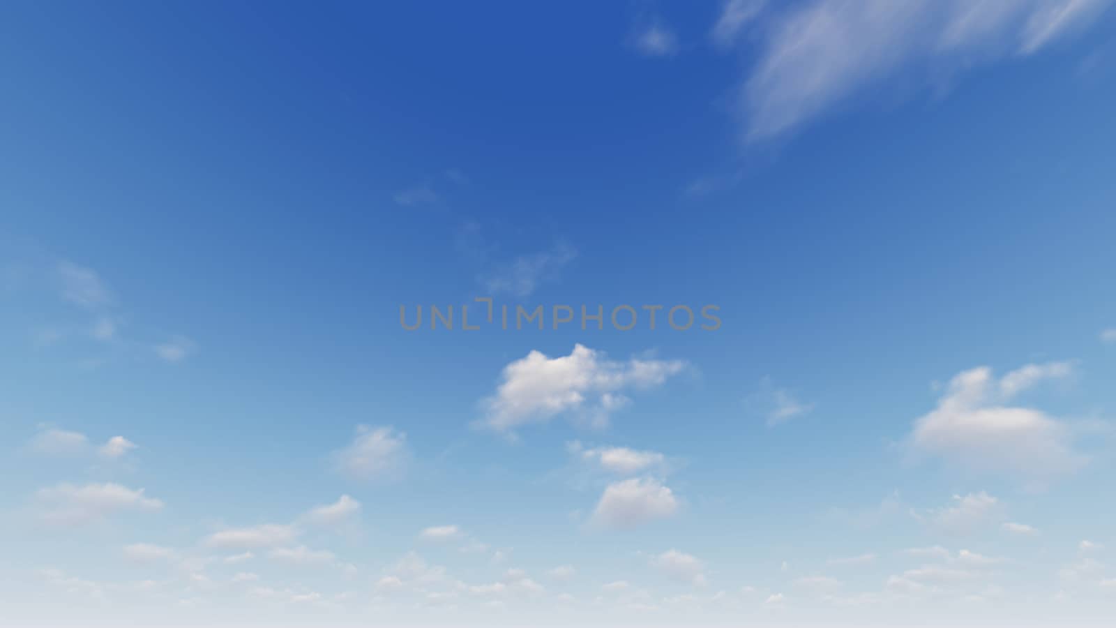 Cloudy blue sky abstract background, blue sky background with tiny clouds, 3d rendering

