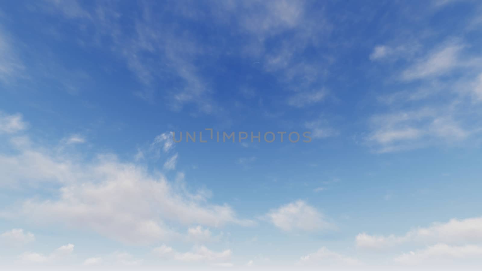 Cloudy blue sky abstract background, blue sky background with tiny clouds, 3d rendering

