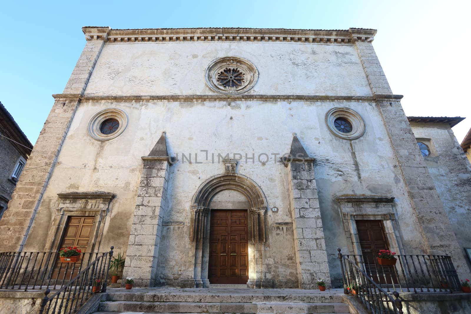 Scanno, Italy - 12 October 2019: The Abruzzese town of Scanno