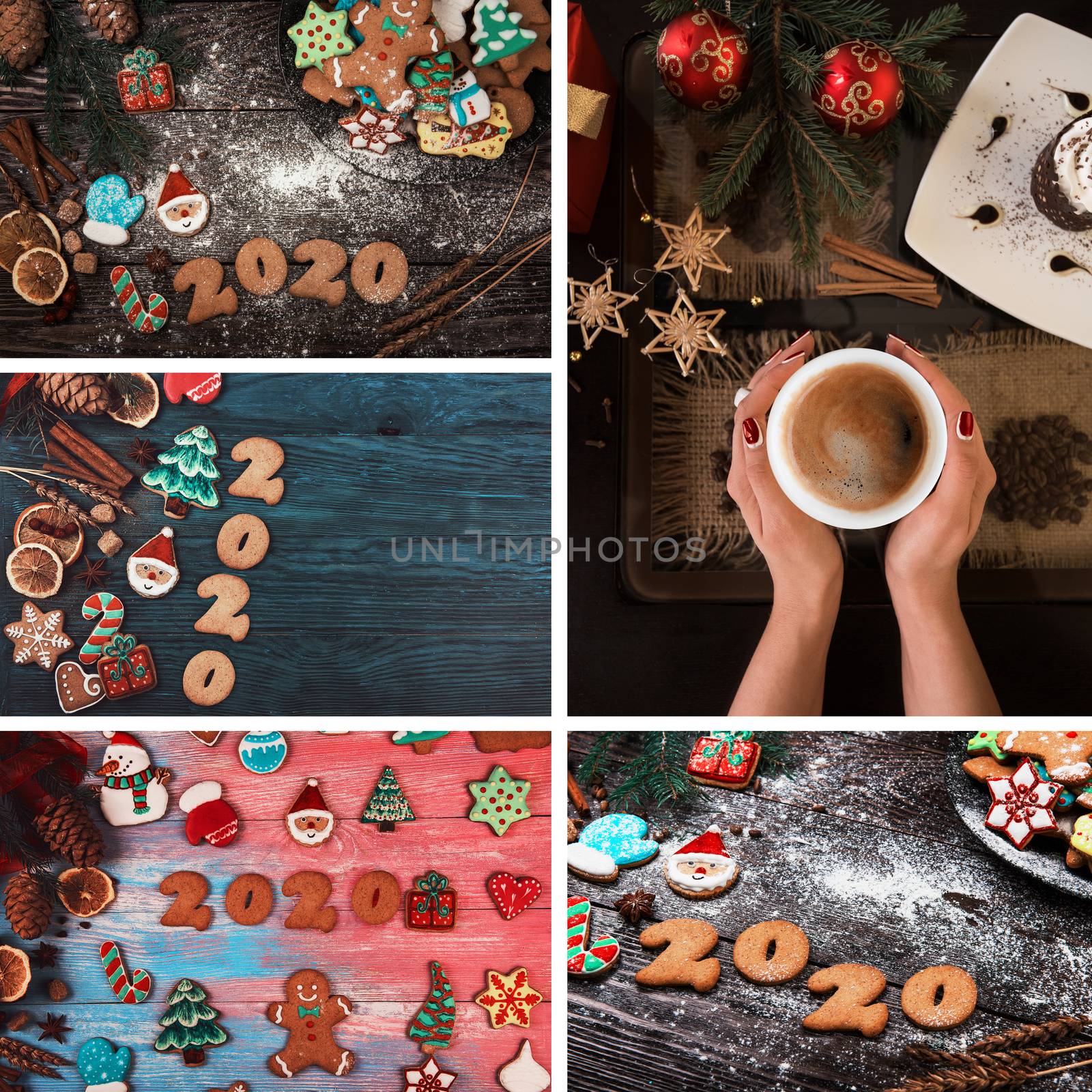 Set of different New year images by rusak
