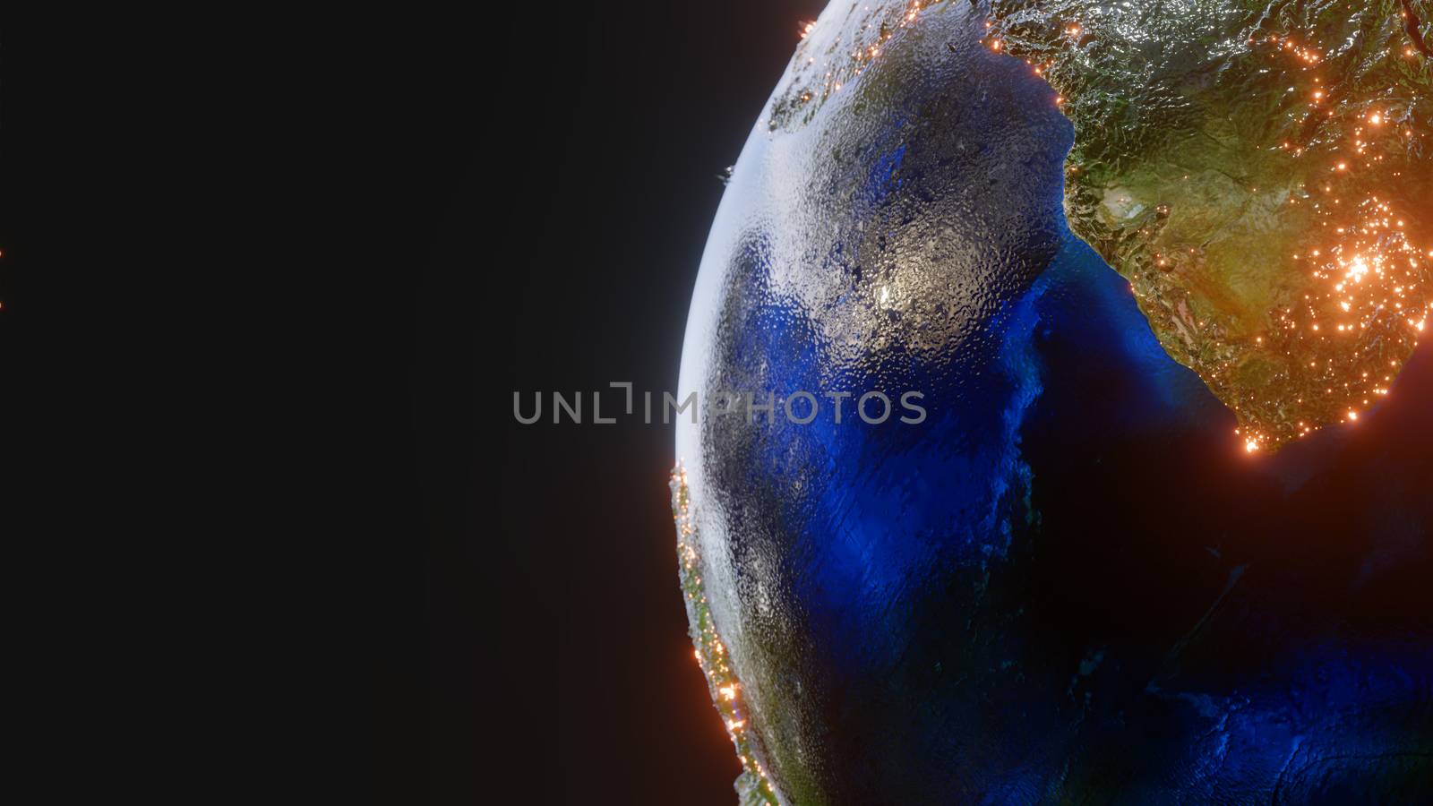 Planet Earth - Elements of this Image Furnished By NASA. 3D illustration