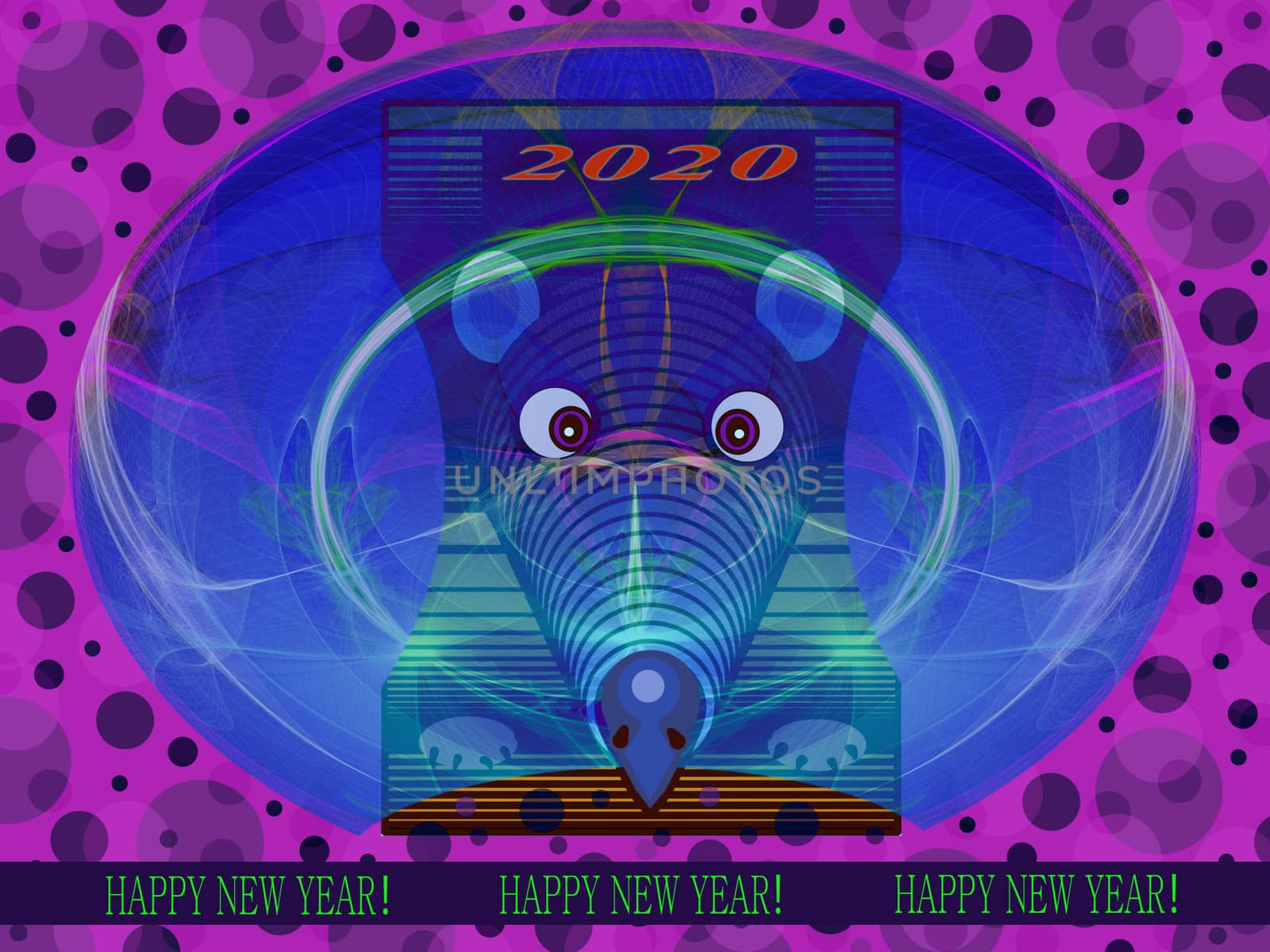 Rat flies in spaceship, this is the face of a new year that will come soon