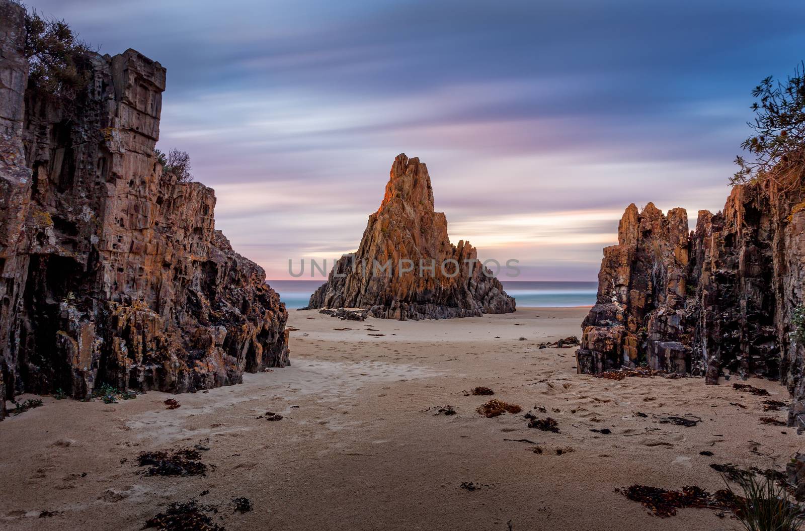 Long exposure at Pyramid rock on the far south coast of NSW by lovleah