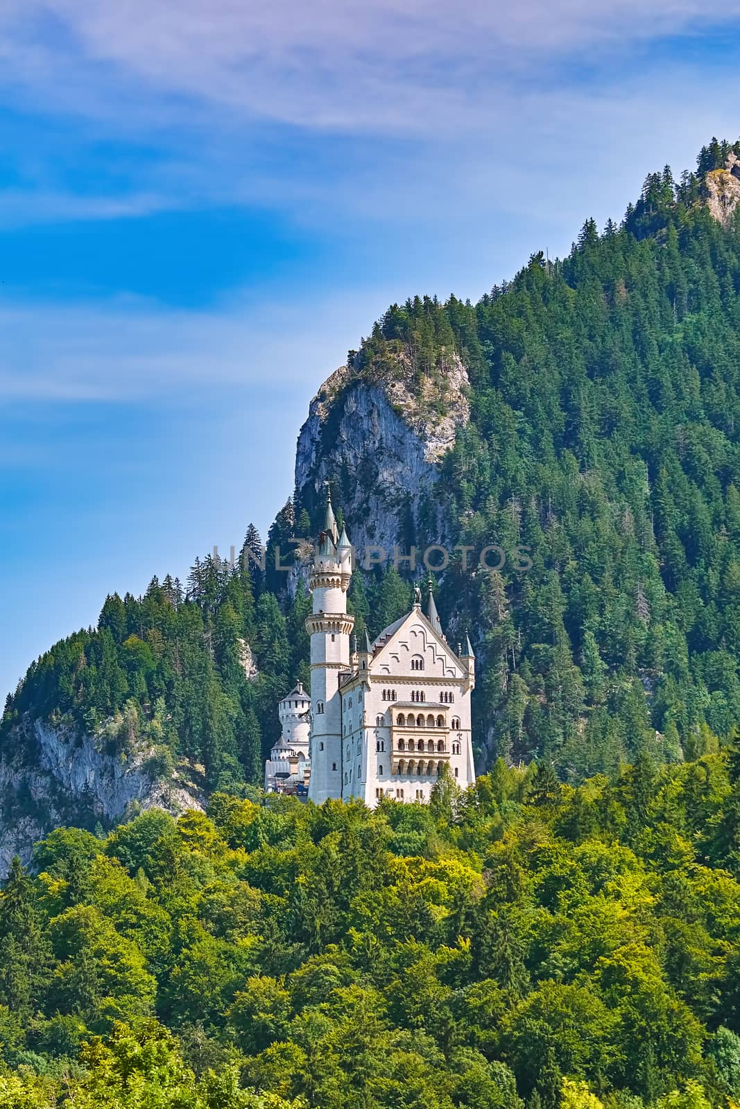 Nineteenth-century Romanesque Revival Palace - Neuschwanstein Castle