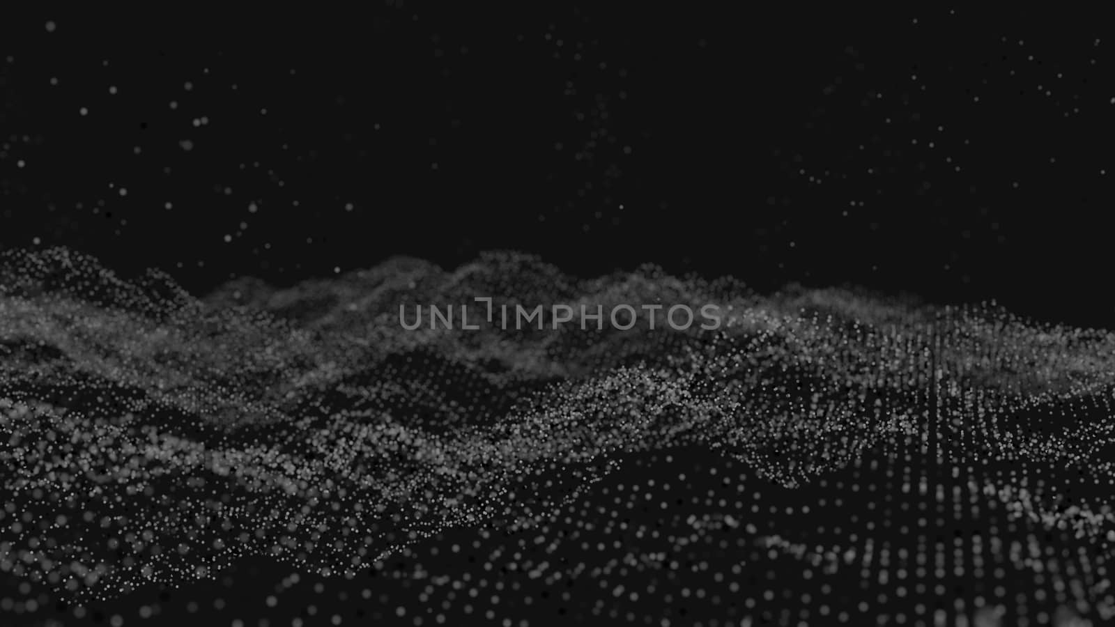 Abstract digital background with particles by cherezoff