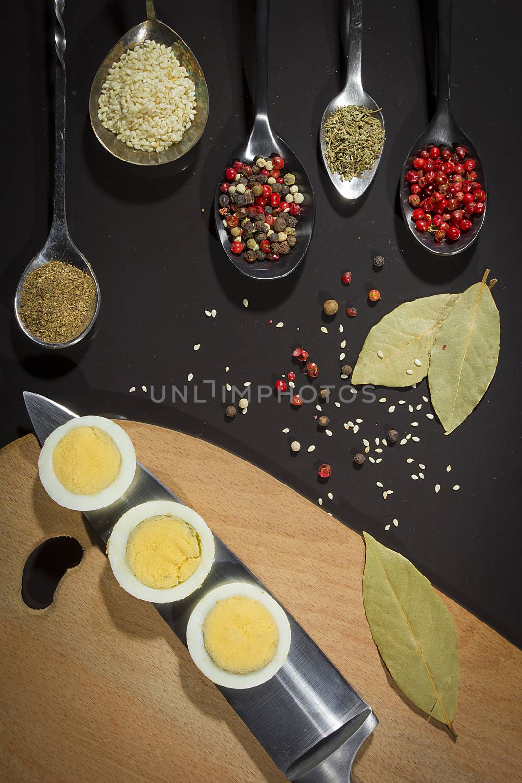 Spices and eggs by VIPDesignUSA