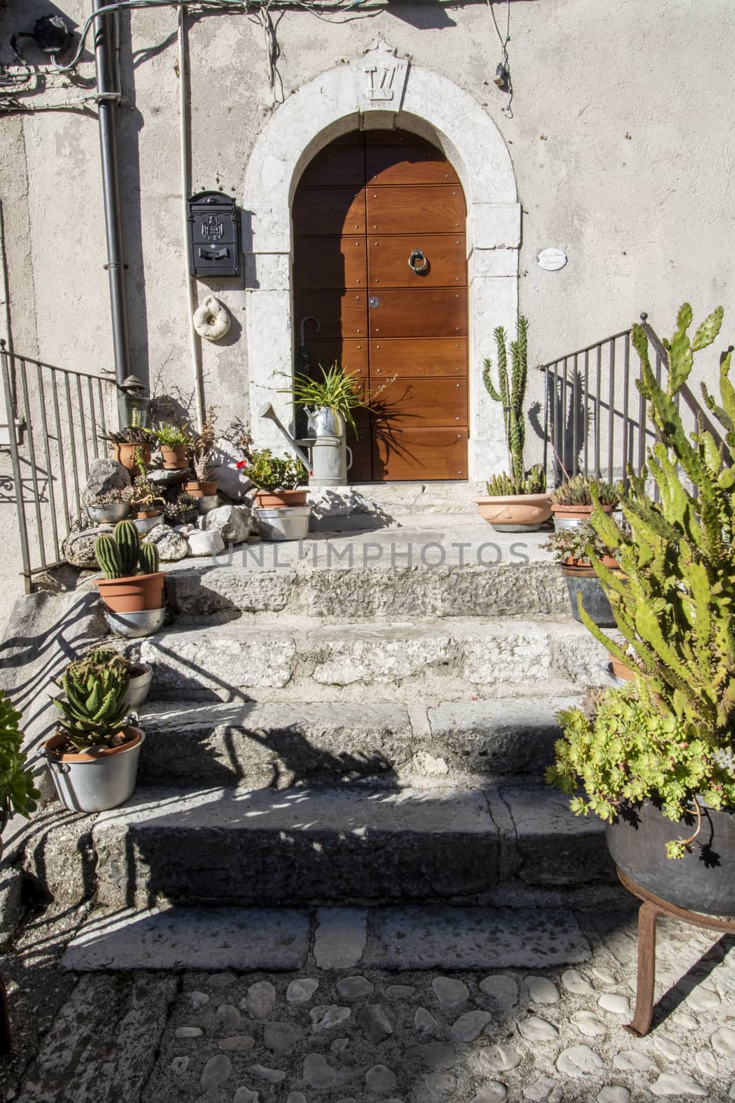 The little town of OPi in Abruzzo national park, Italy 
