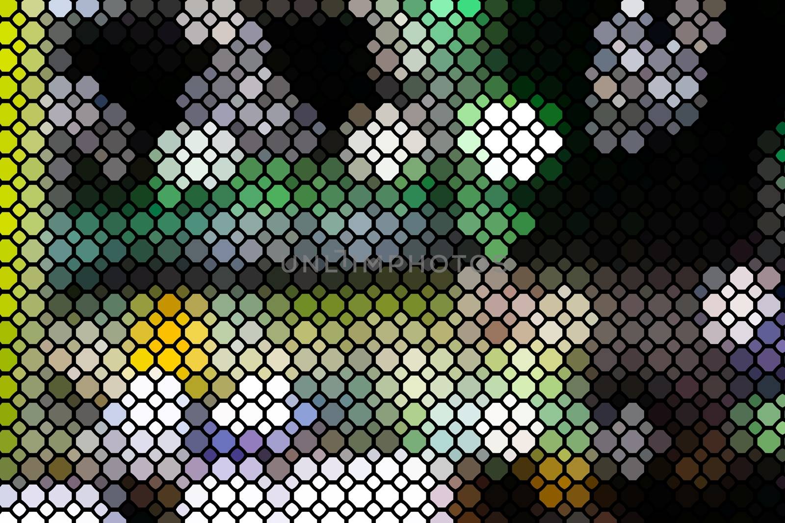 The Dark Green, Yellow image cover with spots. Modern abstract illustration with colorful water drops. New design for ad, poster, banner of your website.