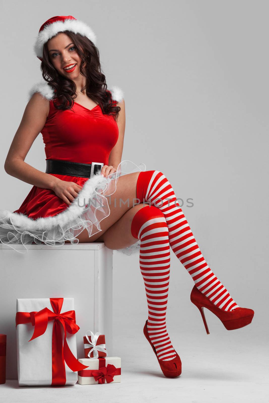 Christmas pinup girl by Yellowj