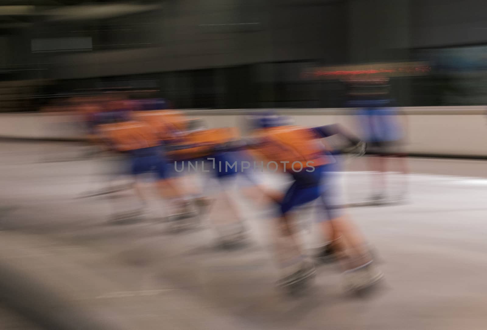 group of man indoor speedskating