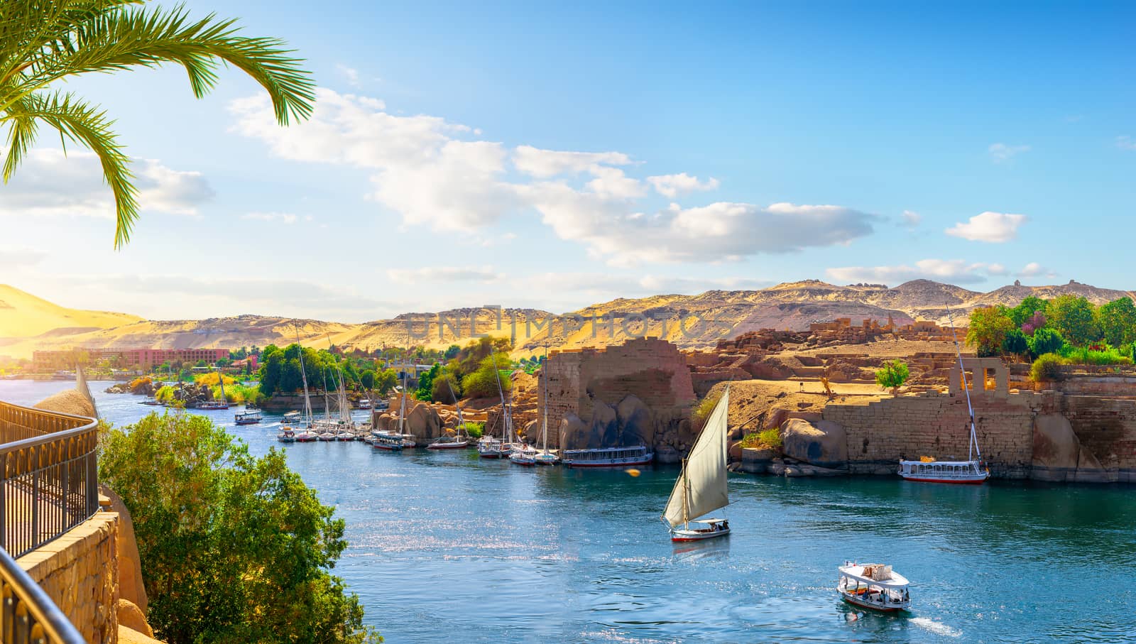Nile in Aswan by Givaga