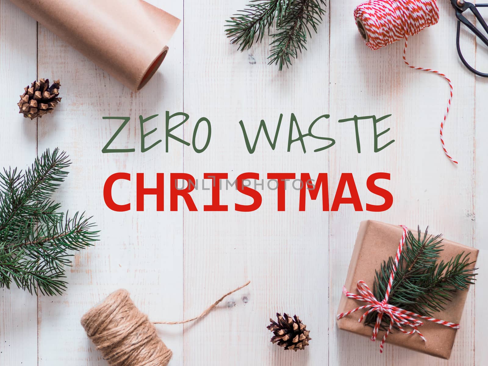 Zero waste Christmas concept by fascinadora