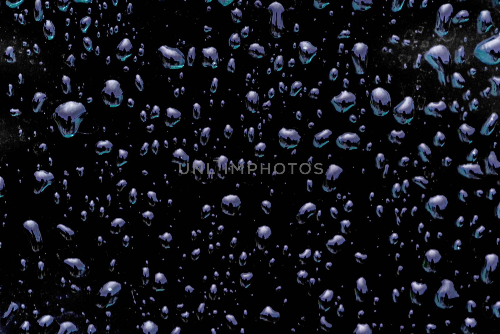 Fresh raw chicken fillet on a wooden cutting board.Water droplets on black background.