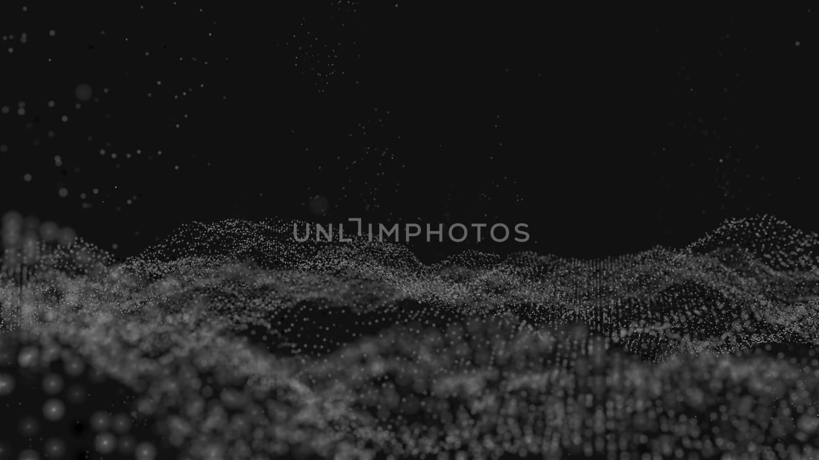 Abstract digital background with particles by cherezoff
