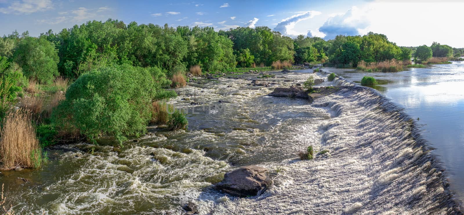 Dam on the Southern Bug River in Migiya, Ukraine by Multipedia