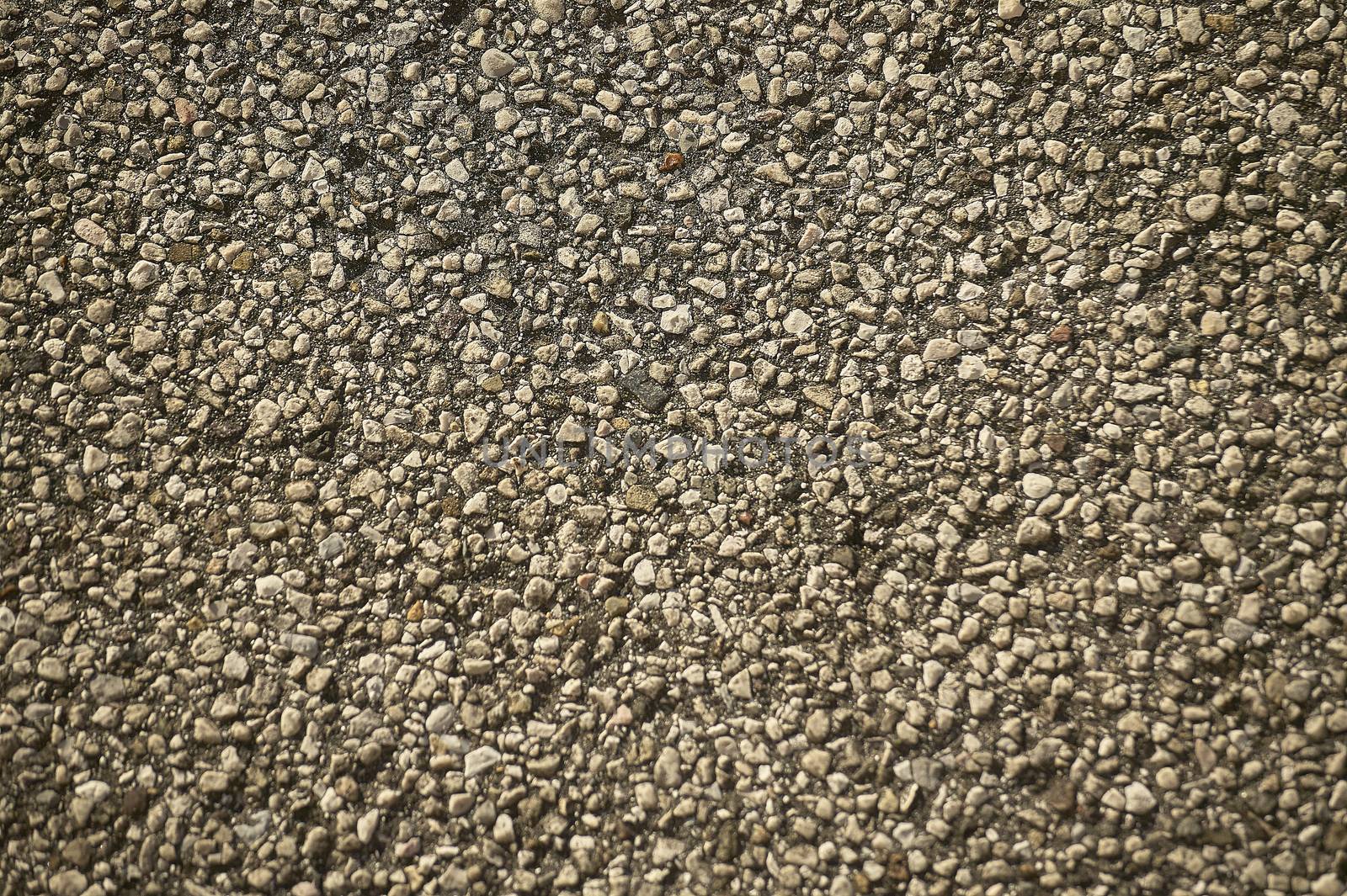 Texture with very high level of detail of a portion of asphalt with great magnification.