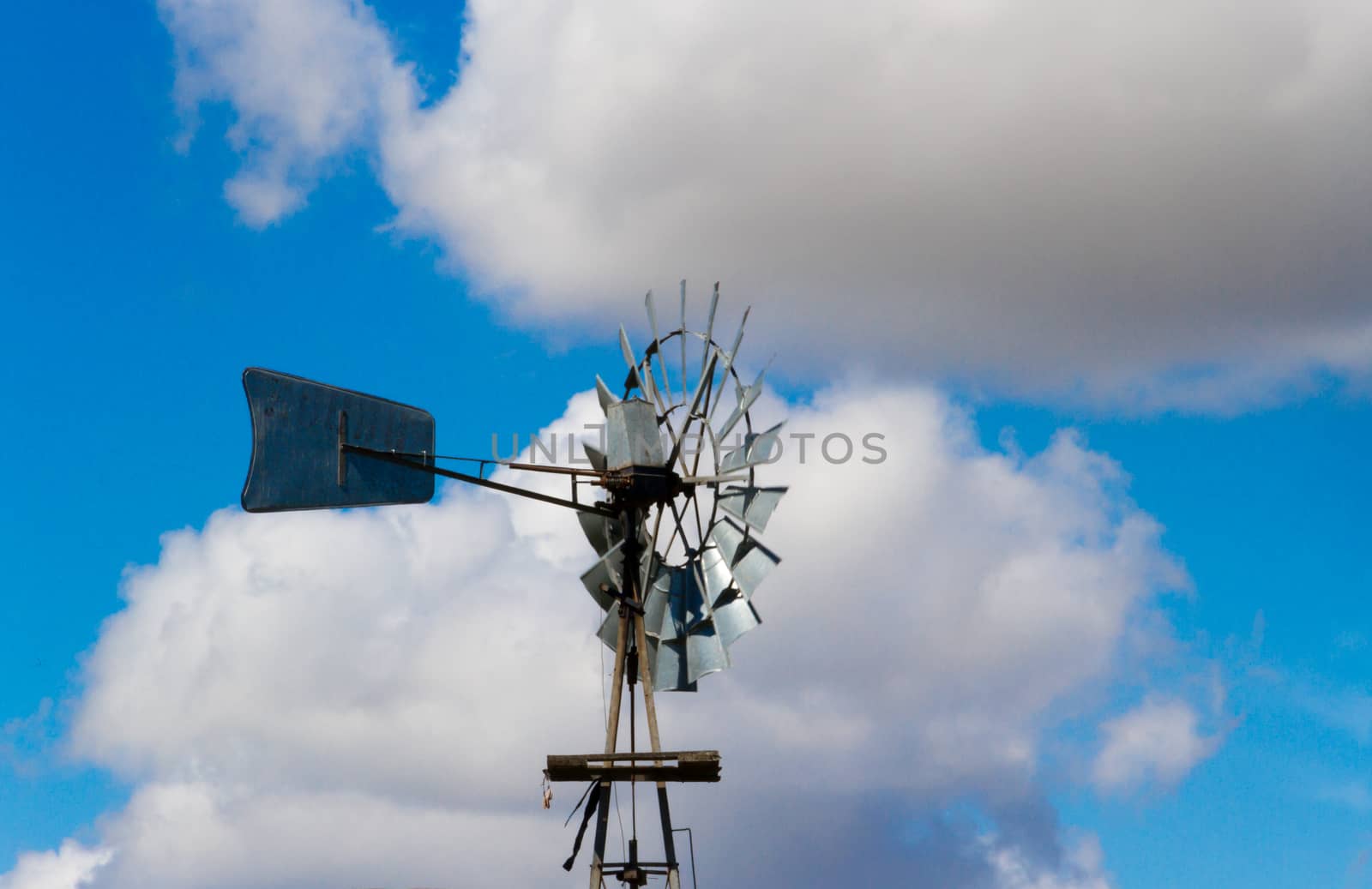 old windmill in the Argentine countryside