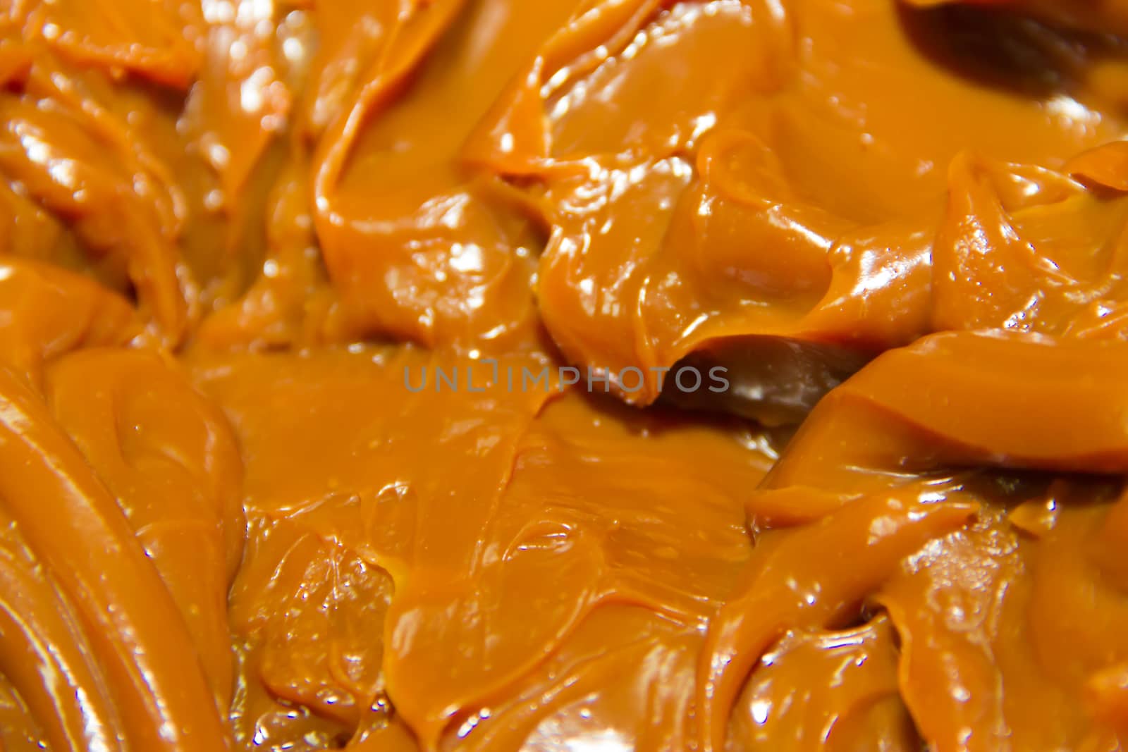 textured background of Argentinean dulce de leche