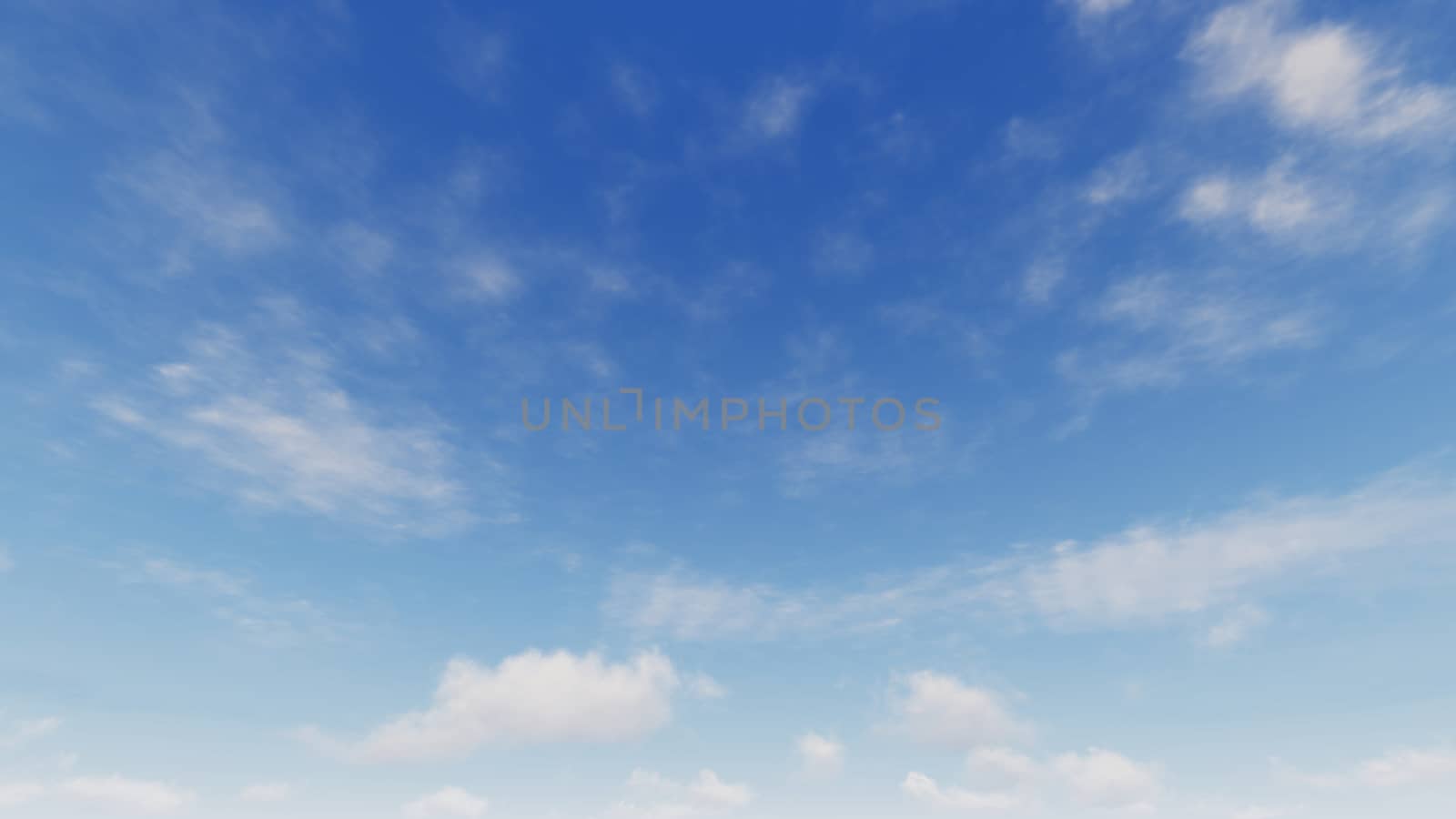 Cloudy blue sky abstract background, blue sky background with tiny clouds, 3d rendering

