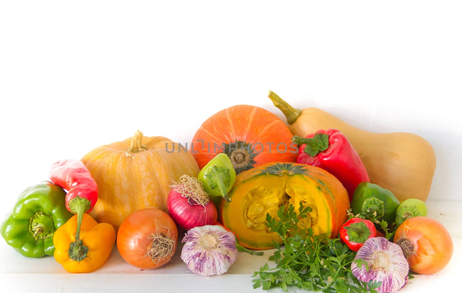squash and assorted vegetables by GabrielaBertolini