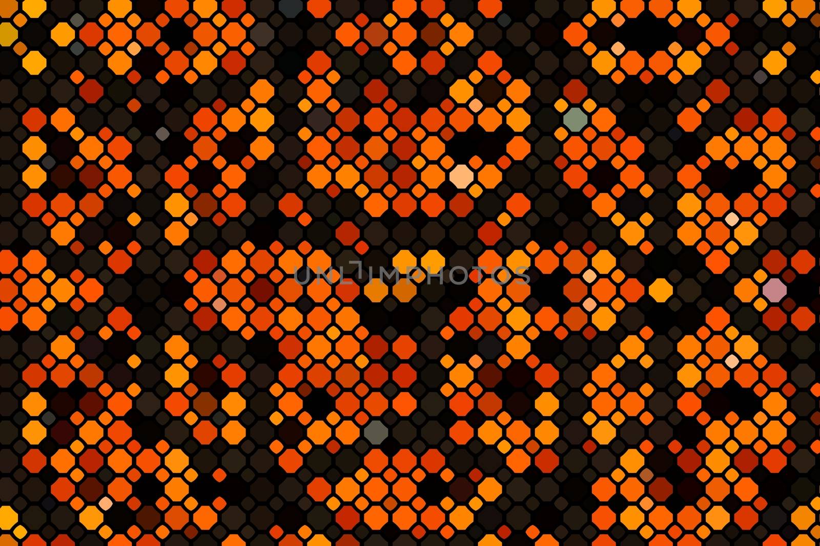 Dark Orange vector layout with circle shapes. Illustration with set of shining colorful abstract circles. Pattern for beautiful websites. by peerapixs