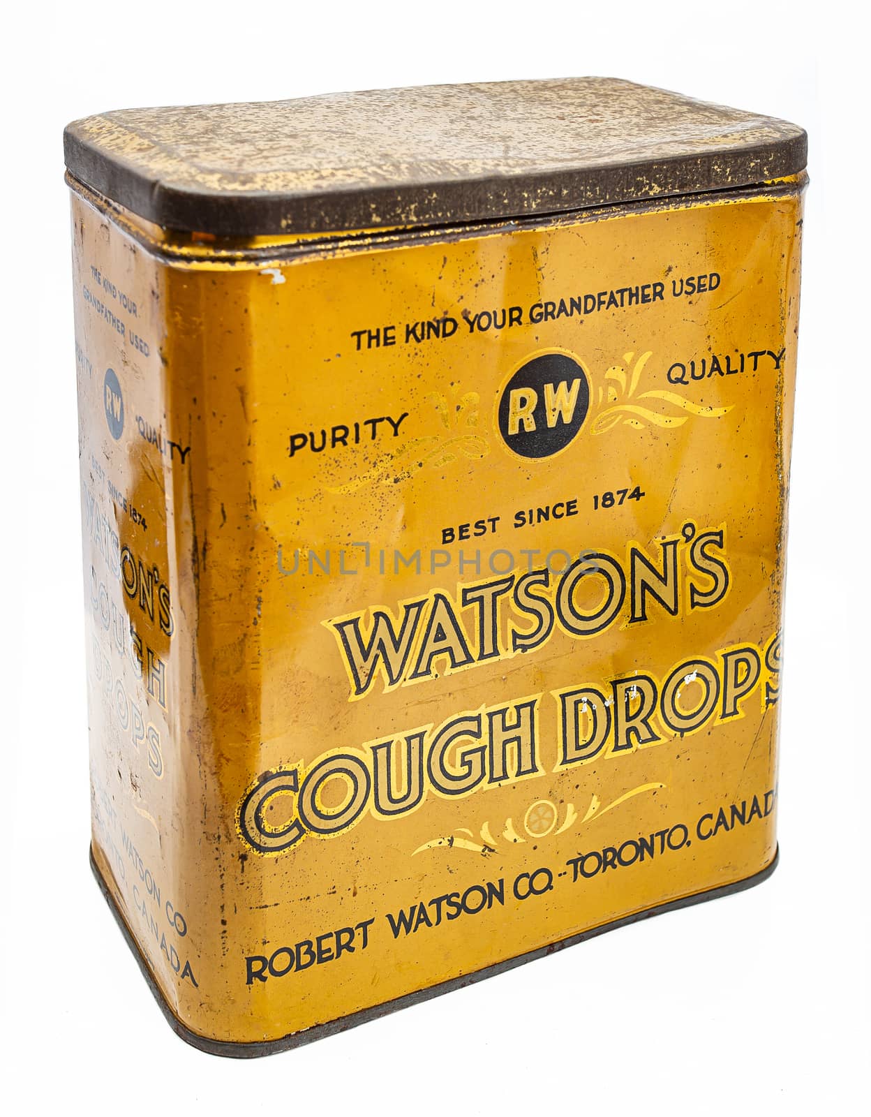 Vintage cough drop box by mypstudio
