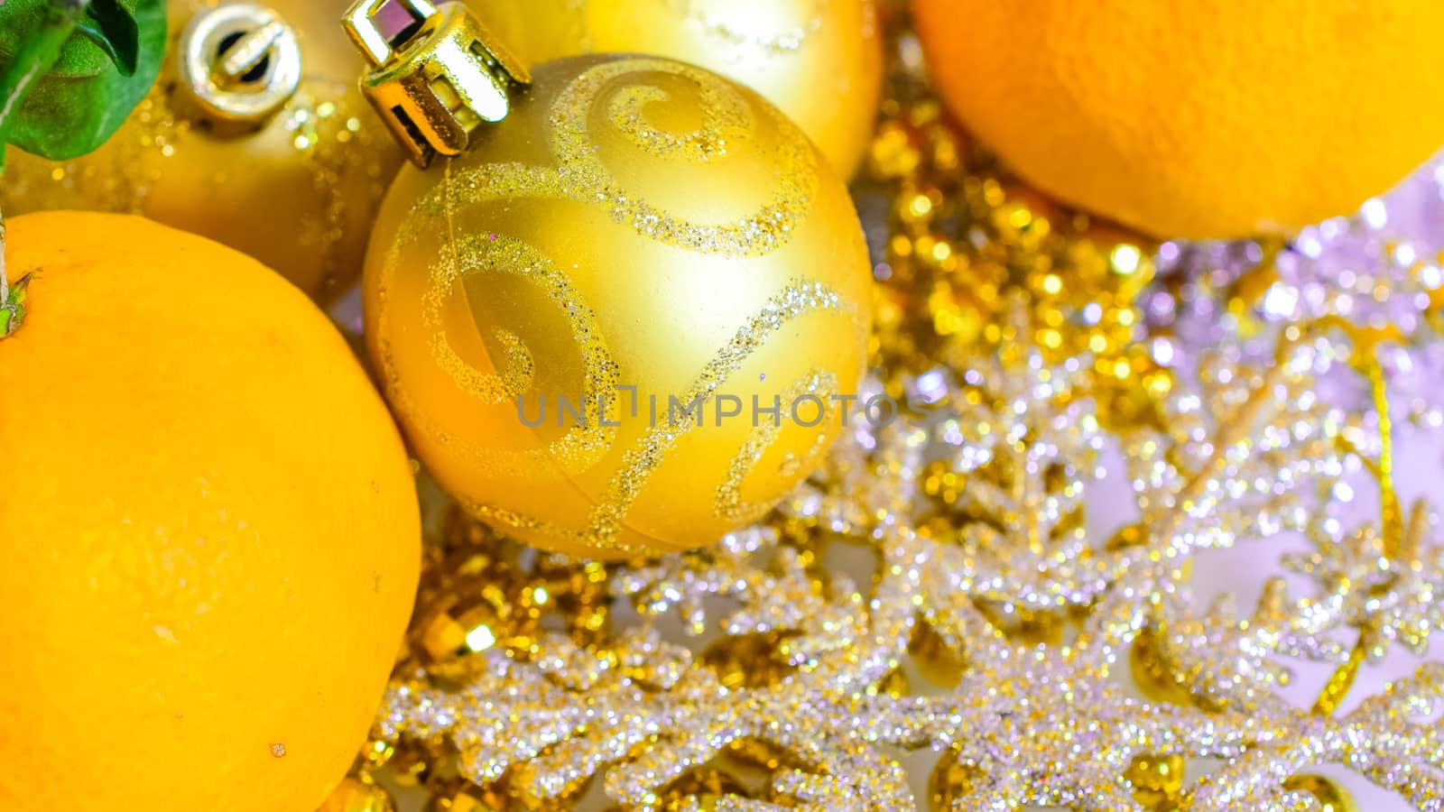 bright colored balls-decoration for Christmas tree