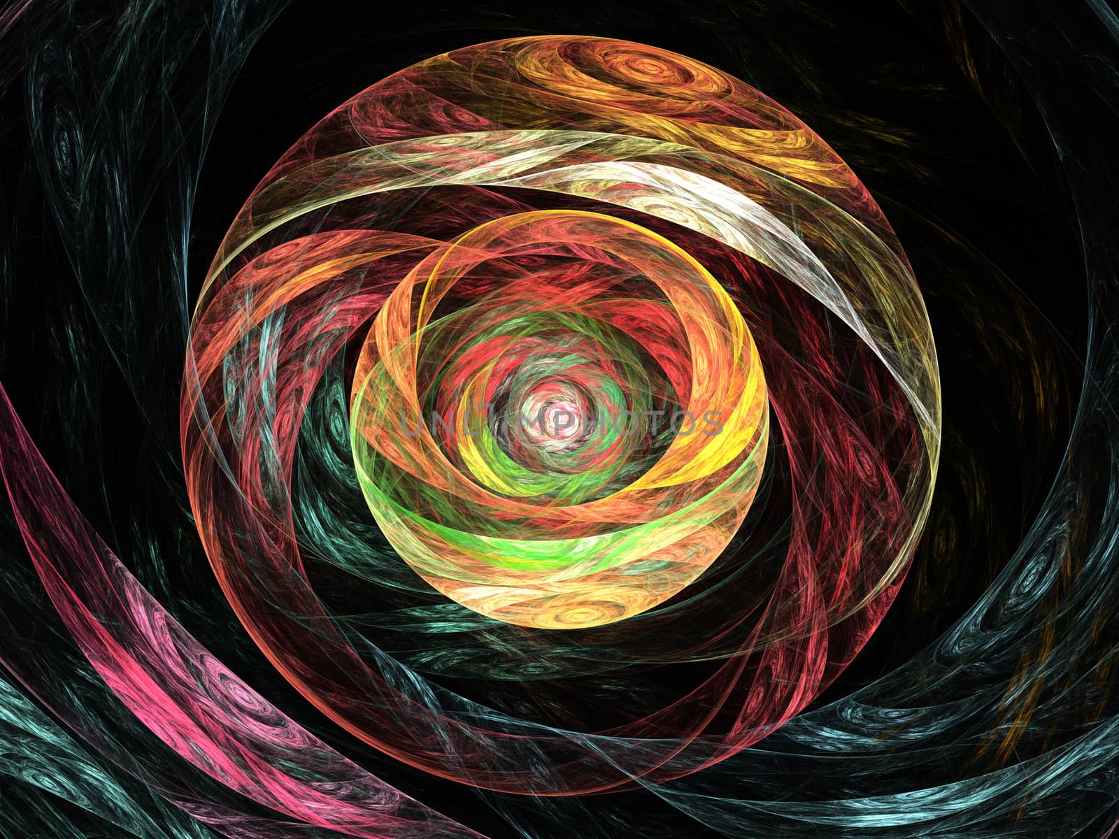 Colorful Fractal Plasma Sphere, Strings of Chaotic Plasma Energy. 
Smoke, Energy Ball Discharge, Scientific Plasma Study. Digital Flames, 
Artistic Design, Science Fiction, Abstract Illustration by Sem007