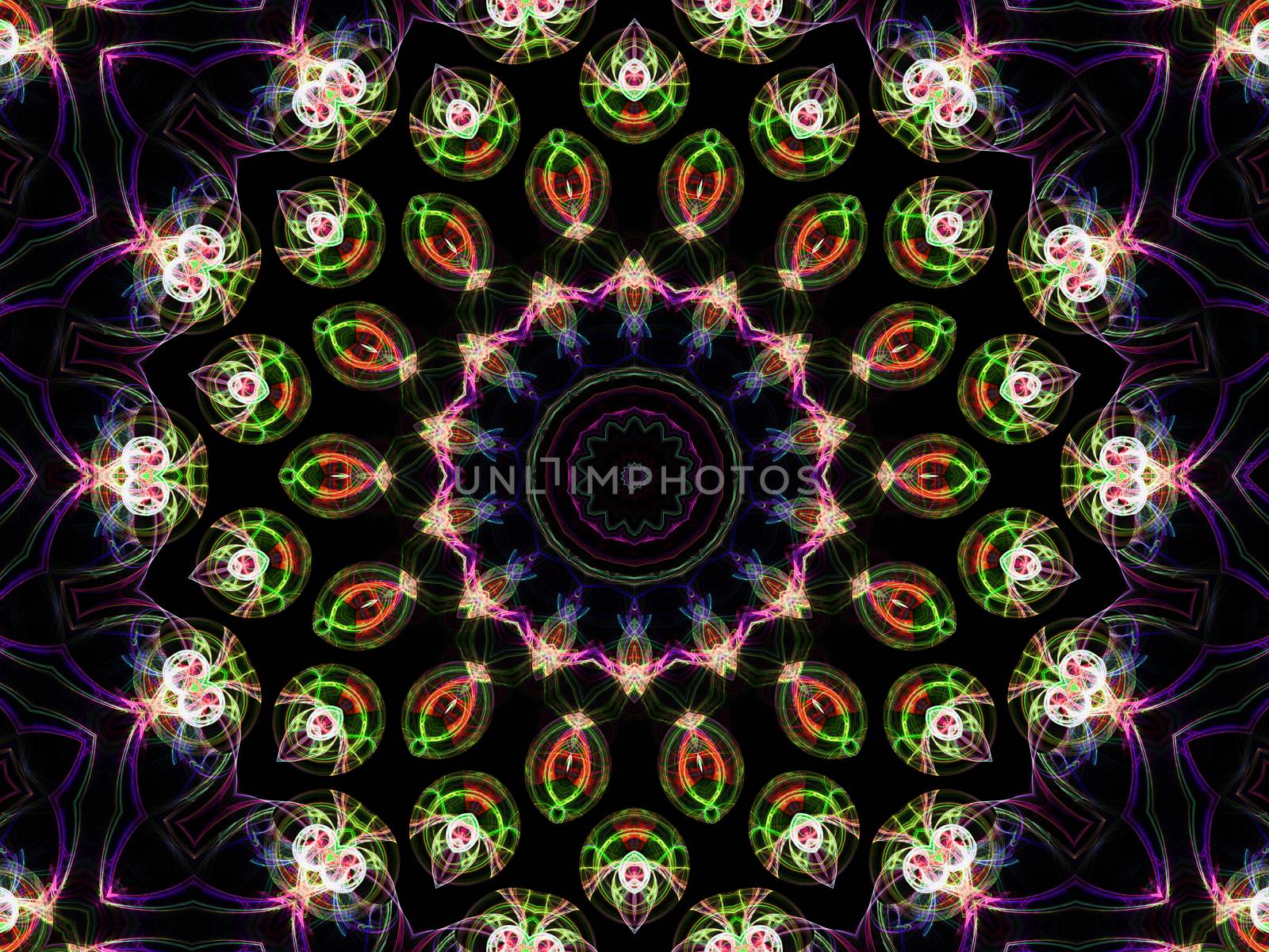 This image was created using fractal generating and graphic manipulation software.