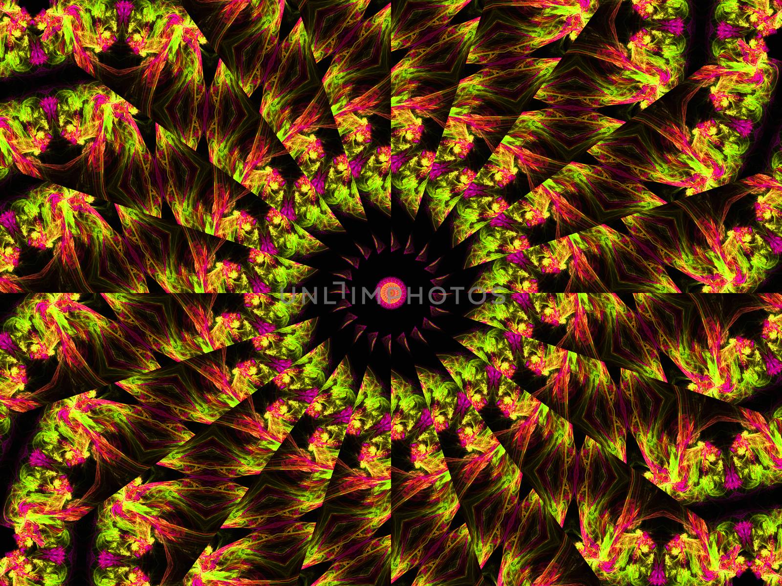 This image was created using fractal generating and graphic manipulation software.