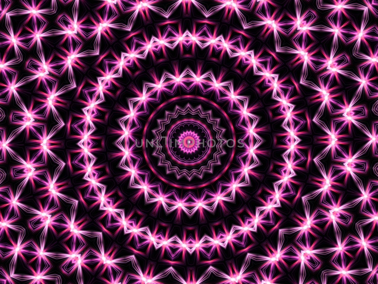 Colorful fractal kaleidoscope, digital artwork for creative graphic design by Sem007