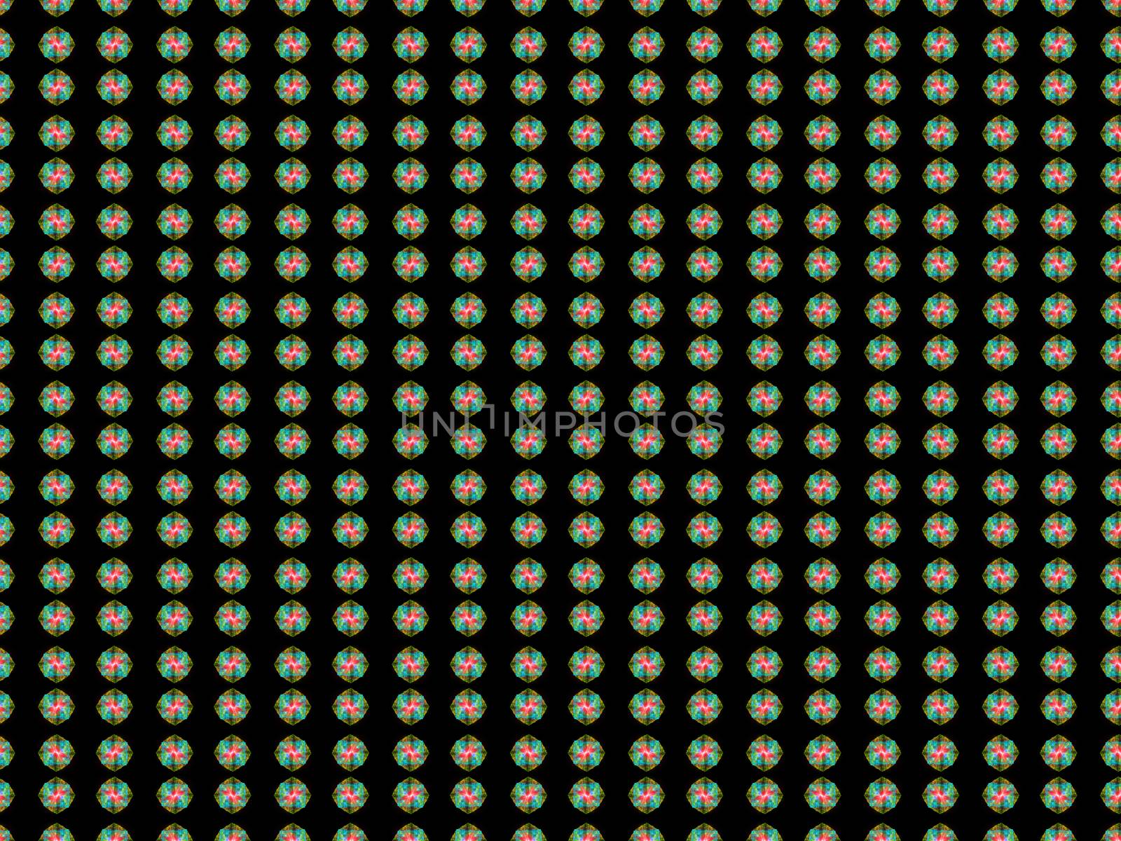 Green Abstract Fractal Pattern by Sem007