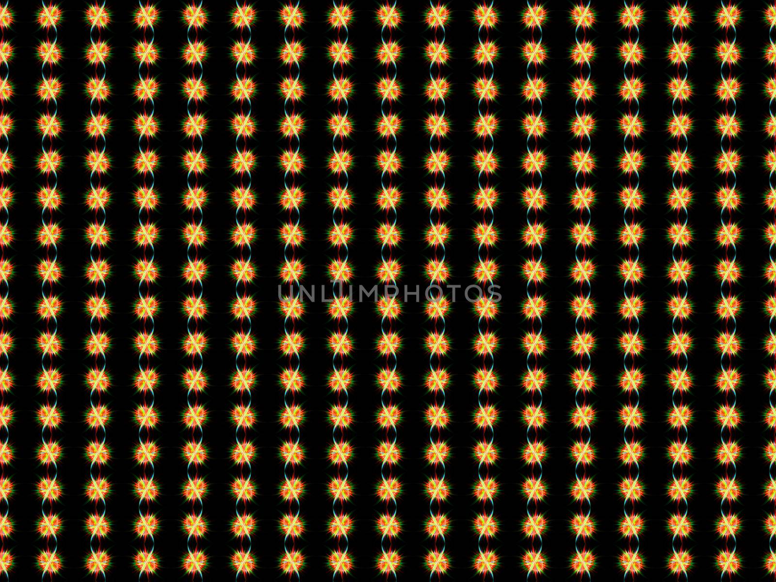 Gold Abstract Fractal Pattern by Sem007