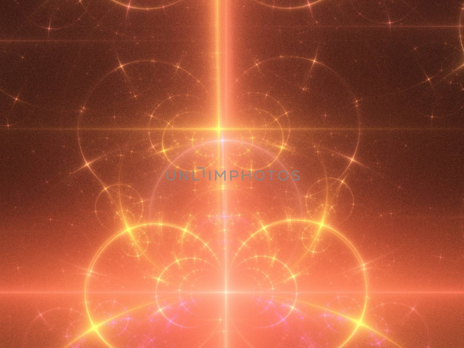 3D rendering abstract fractal light background by Sem007