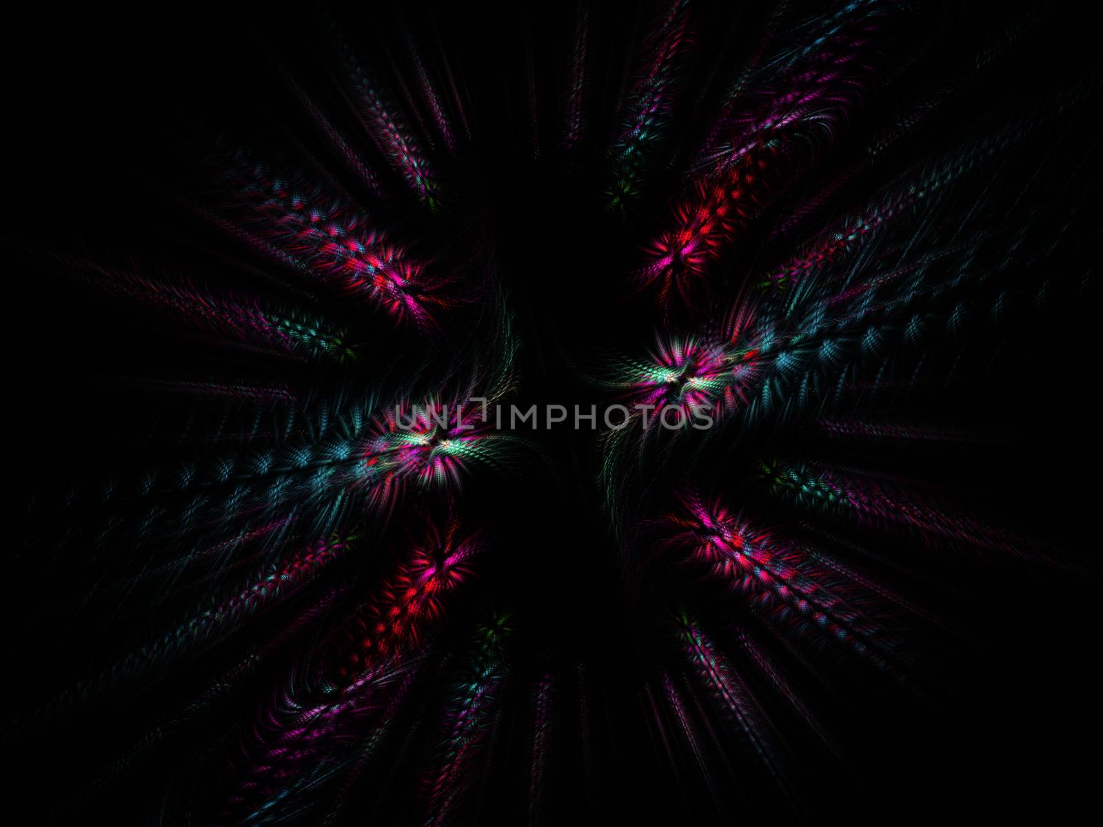 Abstract Fractal Pattern. Colorful abstract fractal illustration