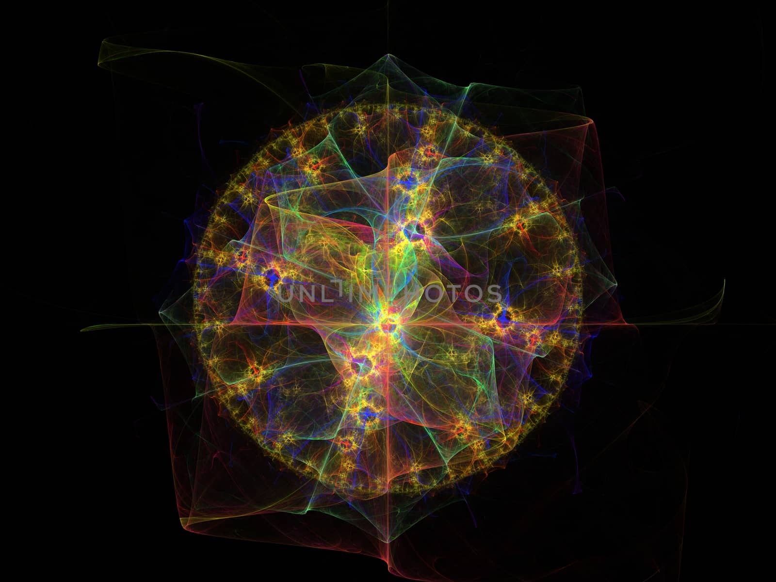 Colorful Fractal Plasma Sphere, Strings of Chaotic Plasma Energy. 
Smoke, Energy Ball Discharge, Scientific Plasma Study. Digital Flames, 
Artistic Design, Science Fiction, Abstract Illustration by Sem007