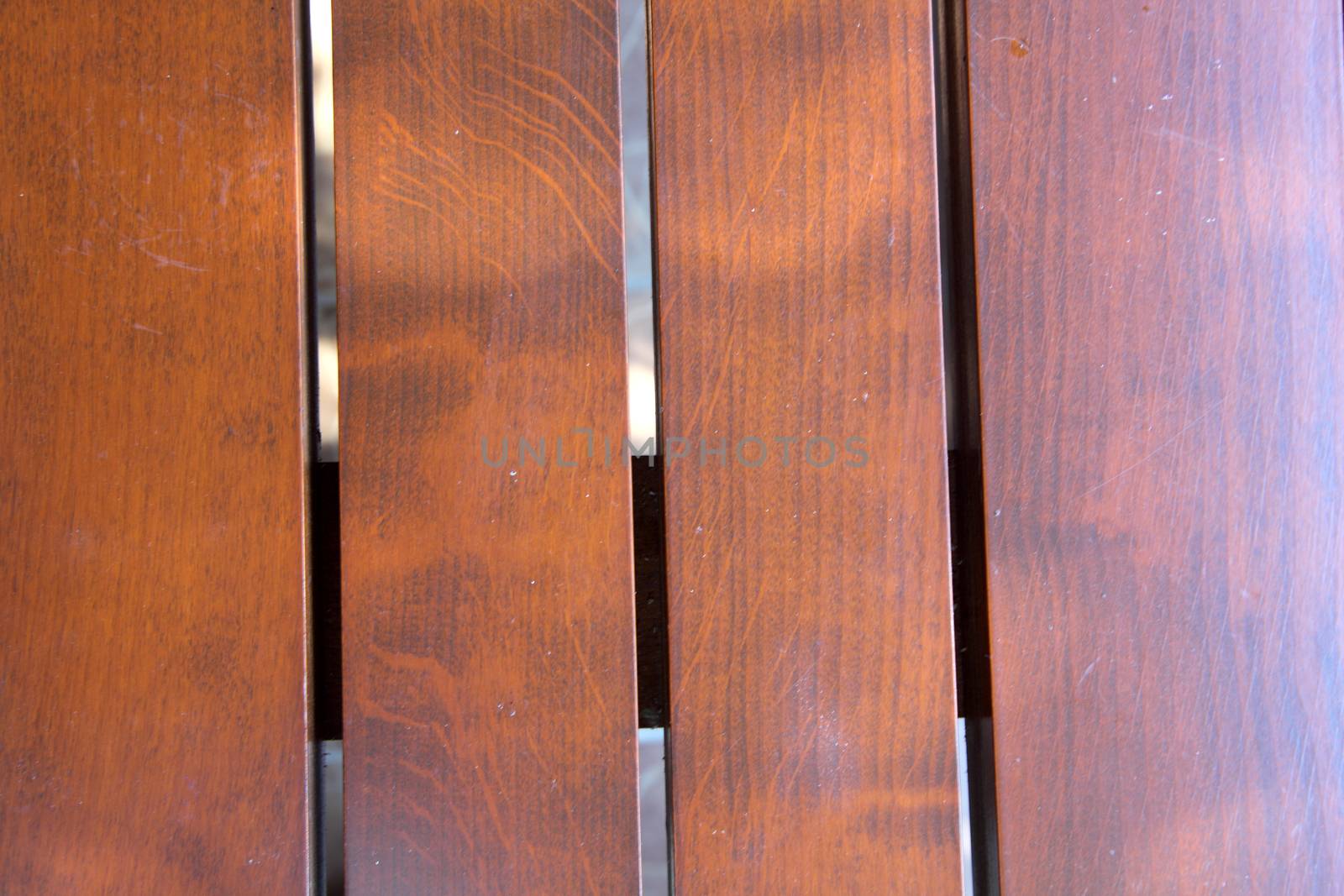 In the photo background of lacquered boards