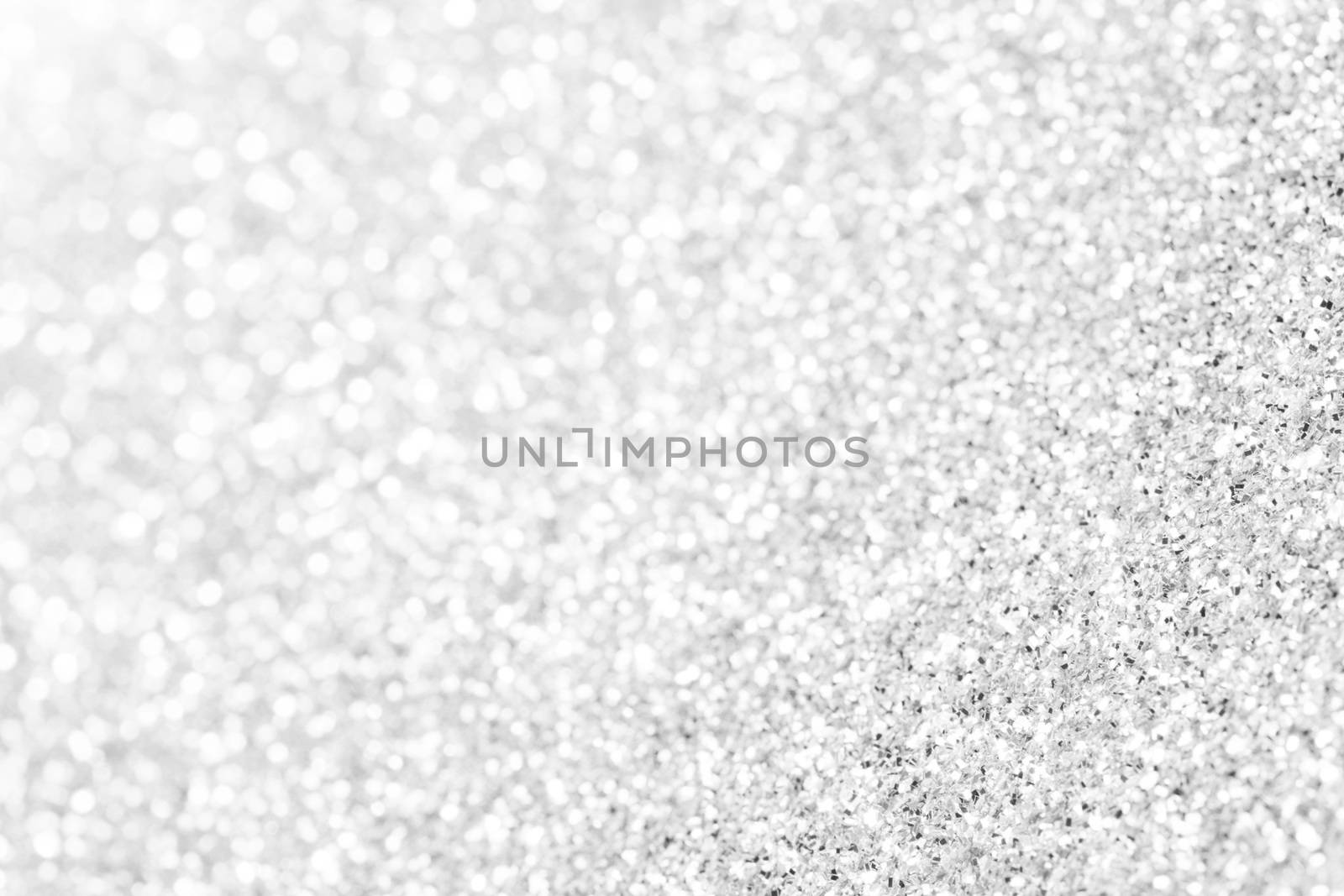 Glittery shiny lights silver abstract Christmas background