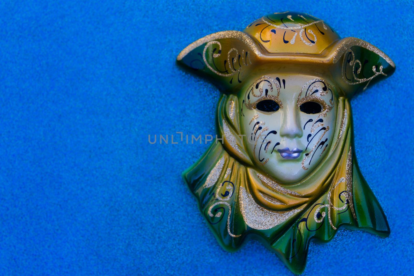 typical masks of the traditional venice carnival by GabrielaBertolini