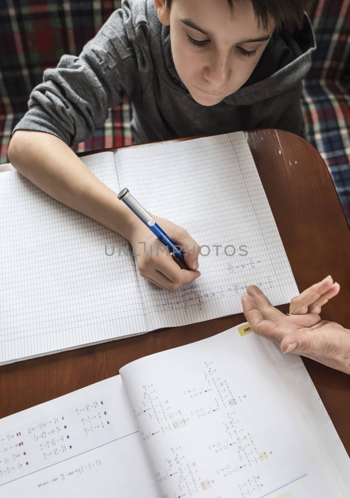 Boy do his homework by deyan_georgiev